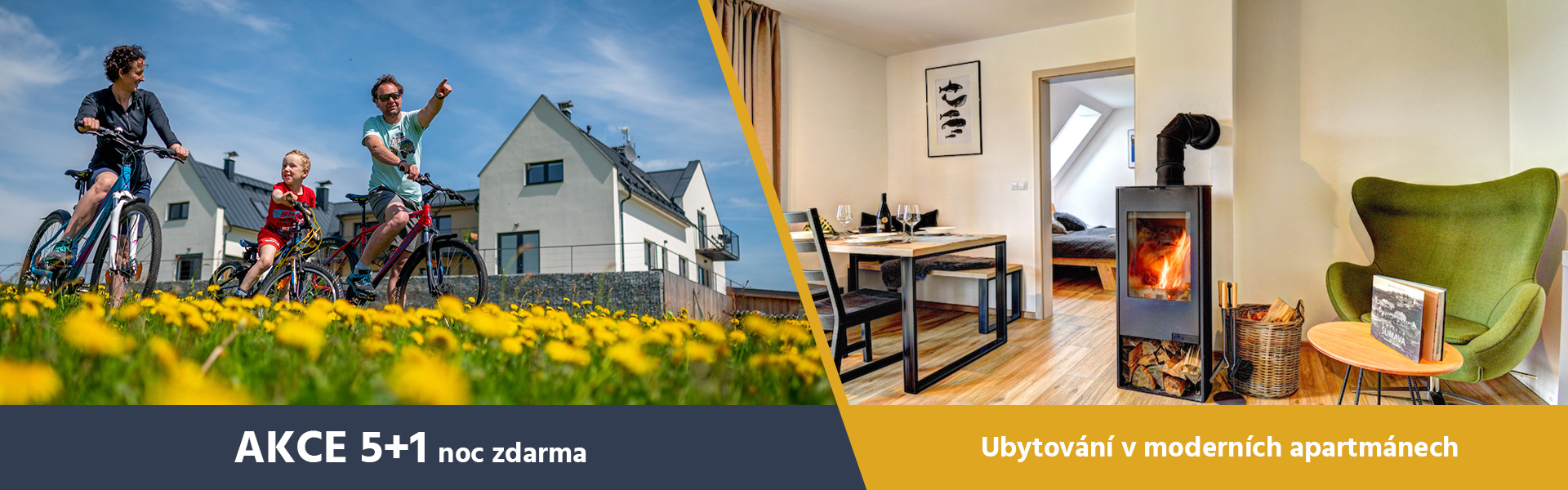 Dvě Zátoky Kovářov  akční nabídka 5+1 ZDARMA