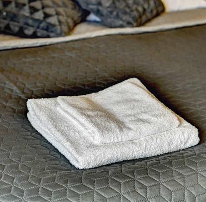 Dvě Zátoky Kovářov - ručníky apartman a6 comfort ručníky